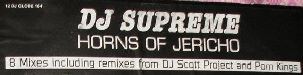 DJ Supreme : Horns Of Jericho (2x12", Promo)