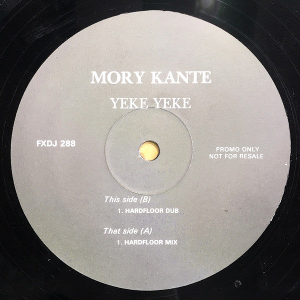 Mory Kante* : Yeke Yeke (2x12", Promo)