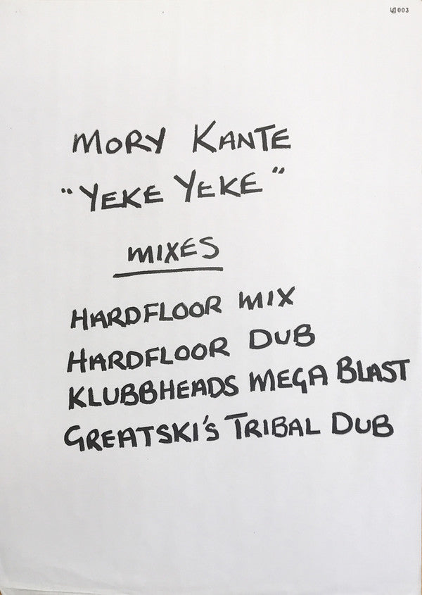 Mory Kante* : Yeke Yeke (2x12", Promo)