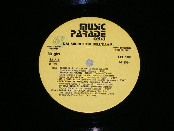 Various : Dai Microfoni Dell'E.I.A.R. - Vol. 2° (LP, Comp)