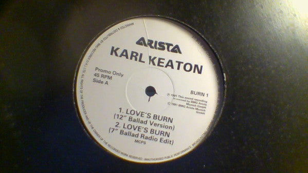 Karl Keaton : Love's Burn (12", Promo)