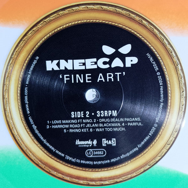 Kneecap (2) : Fine Art (LP, Album, Ltd, Tri)