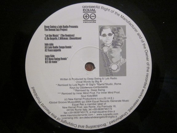 Deep Swing & Luis Radio Presents Roman Jazz Project : Let The Music (Take U There) (The Remixes) (12")