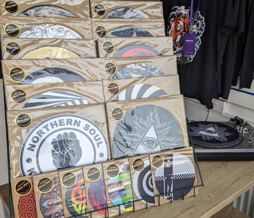 Northern Soul - Keep the Faith Slipmat - 7 & 12 inch LP Vinyl DJ Pro Turntable Slip Mat Record Player