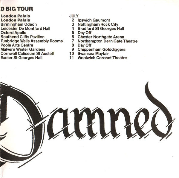 The Damned : The Shadow Of Love (Edition Première) (7", Single, Gat)