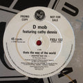 D Mob Featuring Cathy Dennis : Thats The Way Of The World (12", Promo)