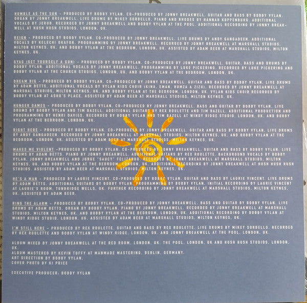 Bob Vylan (2) : Humble As The Sun (LP, Album, Ltd, Blu)
