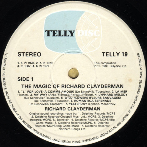 Richard Clayderman : The Magic Of Richard Clayderman (2xLP, Album, Comp)