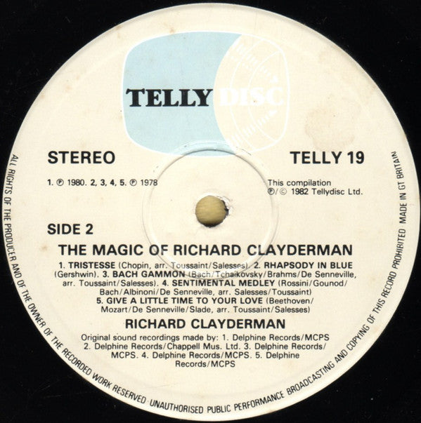 Richard Clayderman : The Magic Of Richard Clayderman (2xLP, Album, Comp)