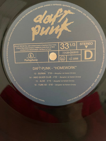 Daft Punk : Homework (2xLP, Album)