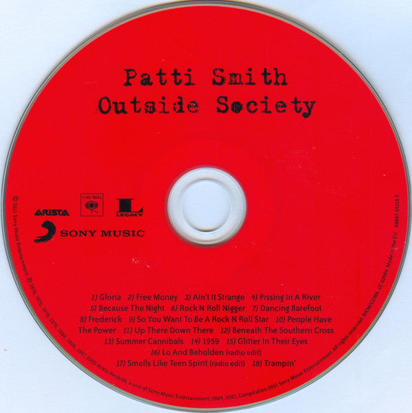 Patti Smith : Outside Society (CD, Comp, RP, Dig)