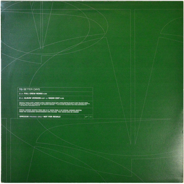 TQ : Better Days (12", Promo)