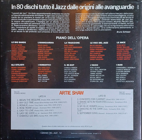 Artie Shaw : Artie Shaw (LP, Comp, Mono)