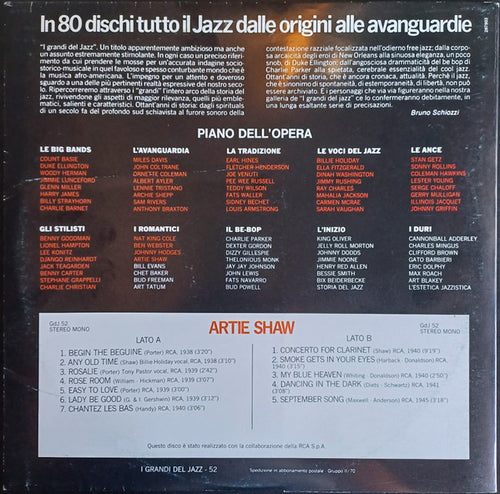 Artie Shaw : Artie Shaw (LP, Comp, Mono)