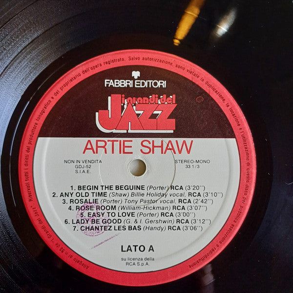 Artie Shaw : Artie Shaw (LP, Comp, Mono)