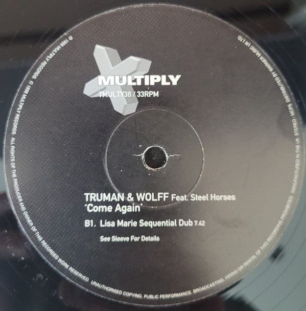 Truman & Wolff : Come Again (12")