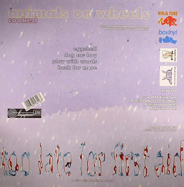 Animals On Wheels : Cooked (12", EP)