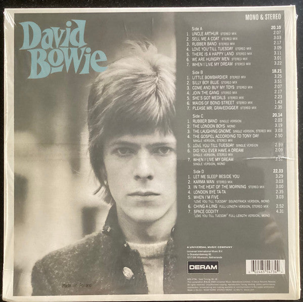 David Bowie : David Bowie (LP, Album, RE + LP, Comp, Mono + Dlx, Ltd, Cre)