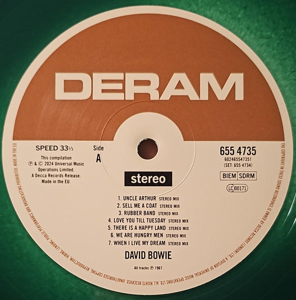 David Bowie : David Bowie (LP, Album, RE + LP, Comp, Mono + Dlx, Ltd, Cre)