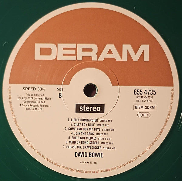 David Bowie : David Bowie (LP, Album, RE + LP, Comp, Mono + Dlx, Ltd, Cre)