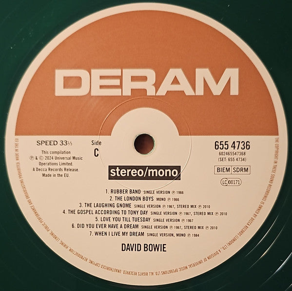 David Bowie : David Bowie (LP, Album, RE + LP, Comp, Mono + Dlx, Ltd, Cre)