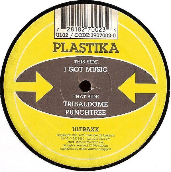 Plastika : I Got Music (12")