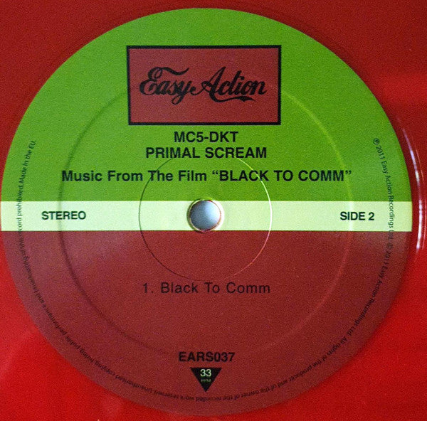 Primal Scream / MC5 / Michael Davis (2), Wayne Kramer, Dennis Thompson (2) : Music From The Film "Black To Comm" (LP, Album, Dlx, Ltd, Red)