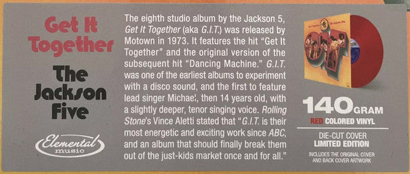 The Jackson 5ive* : Get It Together (LP, Album, Ltd, RE, Red)