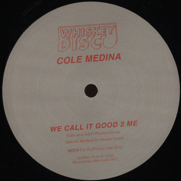 DJ Cole Medina / Love Athletics (2) / Sleazy Mcqueen : We Call It Good 2 Me / All of My Love / BSD (Brian Saves the Day) (12")