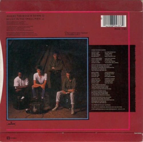 Big Country : Where The Rose Is Sown (7", Single, Pap)