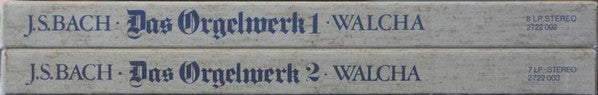 Johann Sebastian Bach - Helmut Walcha : Das Orgelwerk 1 (8xLP, RE, RP + Box, Comp, Fak)