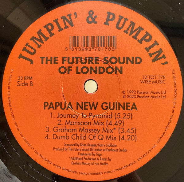 The Future Sound Of London : Papua New Guinea (12", Ltd, RE)