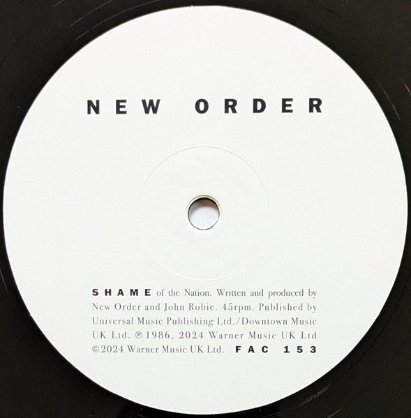 New Order : State Of The Nation (12", Single, RE, RM, 180)