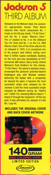 The Jackson 5 : Third Album (LP, Album, Ltd, RE, Red)