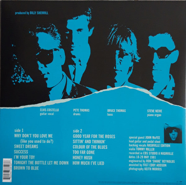 Elvis Costello & The Attractions : Almost Blue (LP, Album, RE)