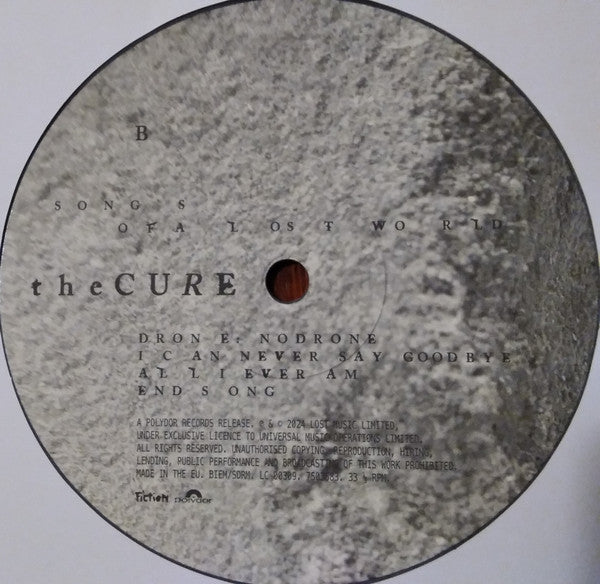 The Cure : Songs Of A Lost World (LP, Album, Pal)