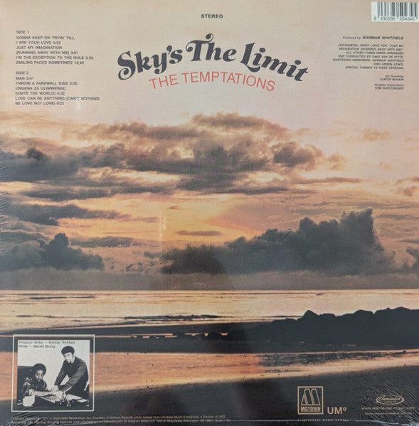 The Temptations : Sky's The Limit (LP, Album, Ltd, RE, 140)