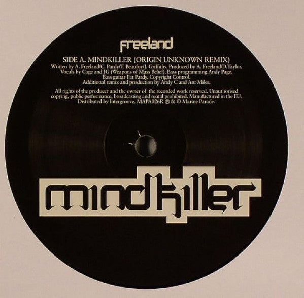 Adam Freeland : Mindkiller (12")