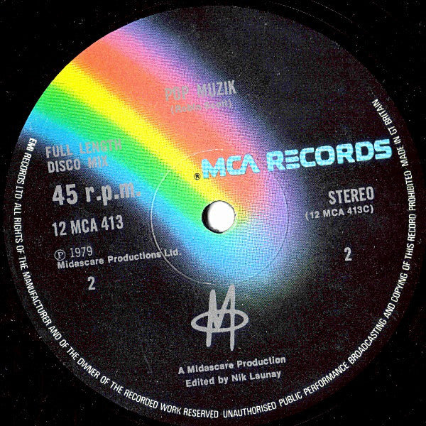 M (2) : Pop Muzik / M Factor (12", Single)