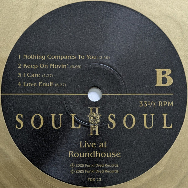Soul II Soul : Live At Roundhouse (2xLP, Album, Ltd, Gol)