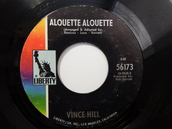 Vince Hill : Little Bluebird / Alouette Alouette (7", Styrene)