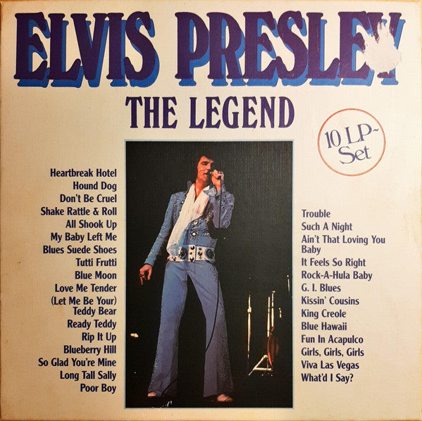 Elvis Presley : The Legend (10xLP, Comp + Box, Comp)