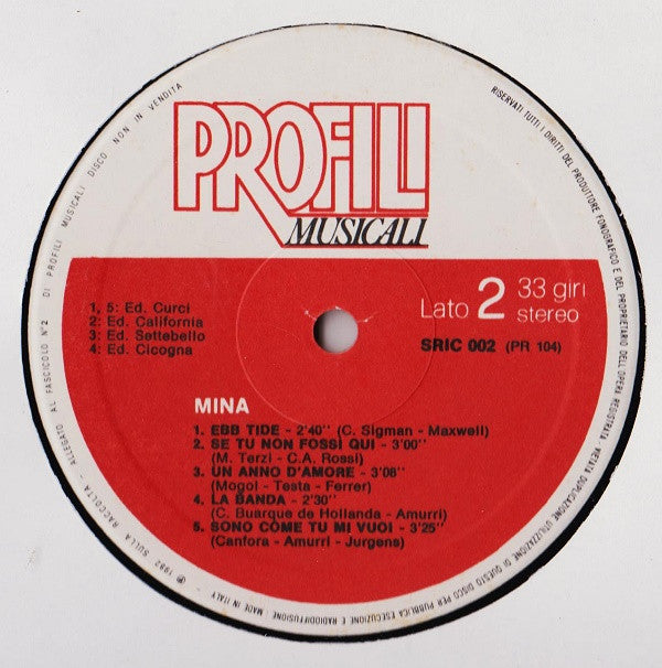 Mina (3) : Mina (LP, Comp)