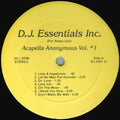 Various : Acapella Anonymous Vol. #1 (LP, Comp, Unofficial)