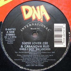 Super Lover Cee & Casanova Rud : Girls I Got 'Em Locked (12")
