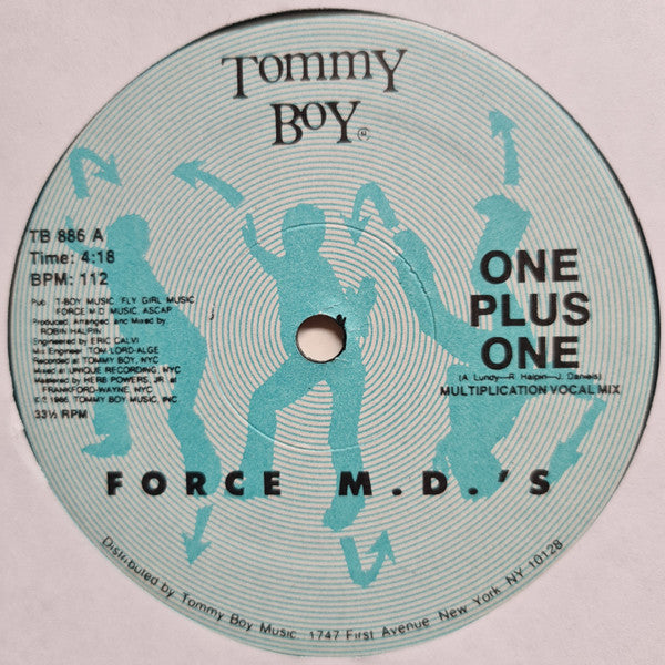 Force MD's : One Plus One (12", Pic)