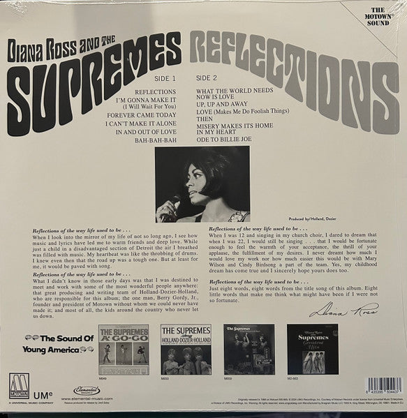 Diana Ross And The Supremes* : Reflections (LP, Album, Ltd, RE, RM)