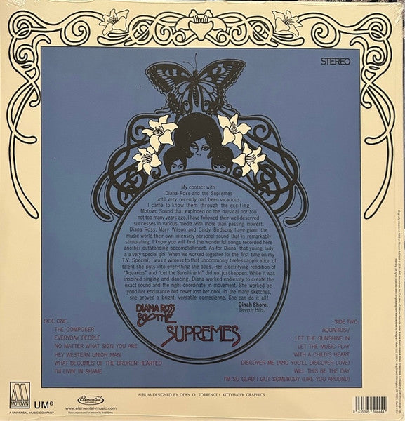 Diana Ross & The Supremes* : Let The Sunshine In (LP, Album, Ltd, RE, RM)