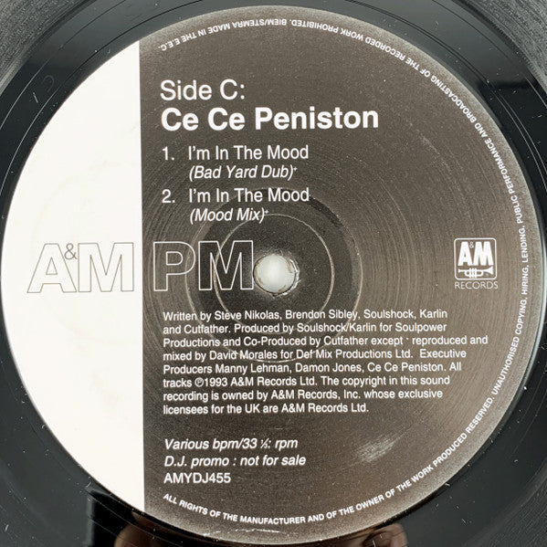 Ce Ce Peniston : I'm In The Mood (Steve 'Silk' Hurley & David Morales Remixes) (2x12", Promo)