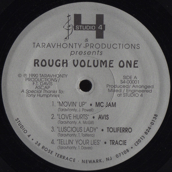 Taravhonty Productions : Rough Volume One (12")